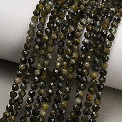 Natural Green Tourmaline Beads Strands GG-CBAA9B4-B01-03B-1