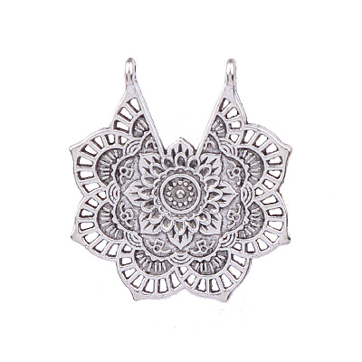 Tibetan Style Alloy Hollow Pendants X-FIND-CJC0021-07AS-1