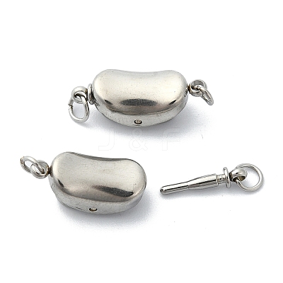 Tarnish Resistant 304 Stainless Steel Box Clasps STAS-Z066-05P-02-1