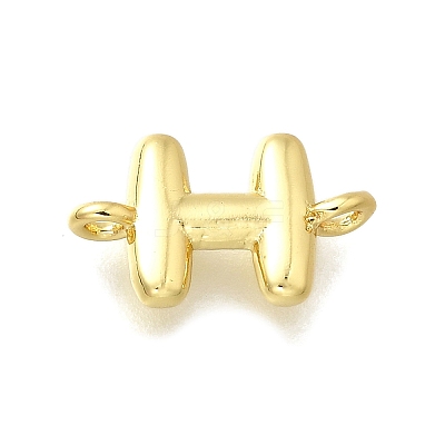 Brass Connector Charms KK-P295-01G-H-1