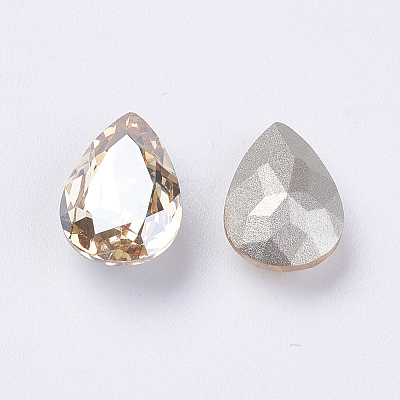 Imitation Austrian Crystal Glass Rhinestone RGLA-K011-13x18-001GS-1
