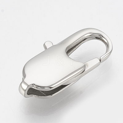 Tarnish Resistant 304 Stainless Steel Lobster Claw Clasps STAS-T033-29B-1