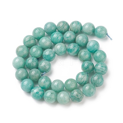 Natural Amazonite Beads Strands G-F461-12-6mm-01-1