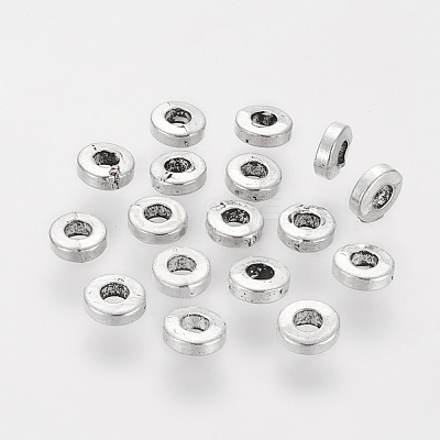 Tibetan Style Alloy Beads TIBEB-P002-07AS-RS-1