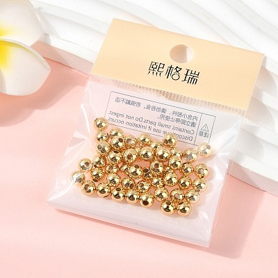 SHEGRACE Brass Beads XGR0058G-24G-1
