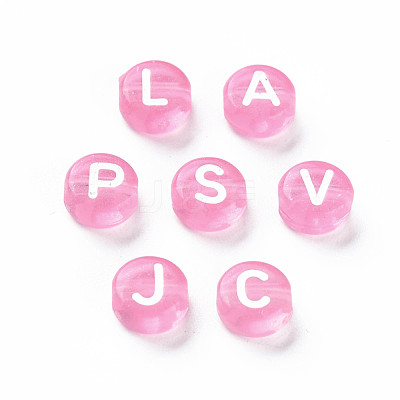 Transparent Acrylic Beads TACR-N002-04I-1