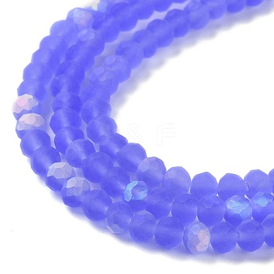 Transparent Glass Beads Strands EGLA-A034-T4mm-MB14-1