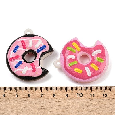 Opaque Acrylic Enamel Pendants OACR-B036-02-1