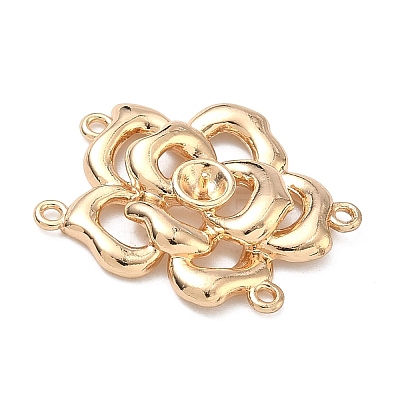 Brass Multi-Strand Links Cabochon Settings KK-F934-06G-1