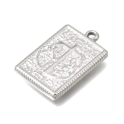 304 Stainless Steel Pendants STAS-D391-05P-02-1