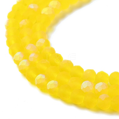 Transparent Glass Beads Strands EGLA-A034-T4mm-MB17-1