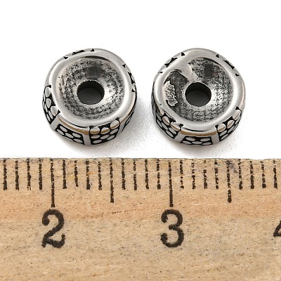 Column 304 Stainless Steel Beads STAS-E214-09AS-02-1