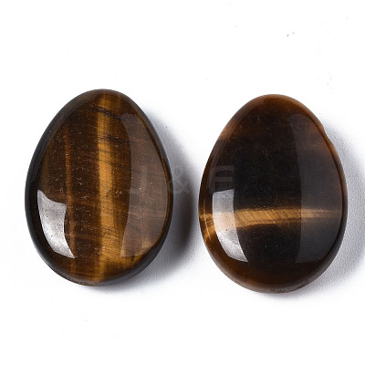 Natural Tiger Eye Pendants G-N0326-74A-1