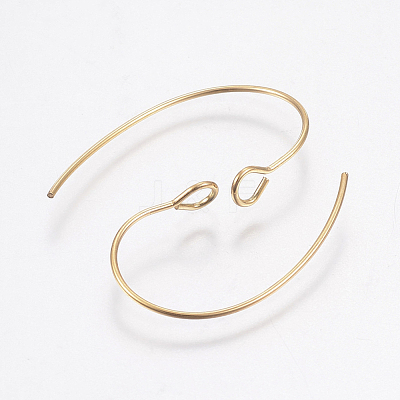 Ion Plating(IP) 304 Stainless Steel Earring Hooks STAS-F148-05G-1