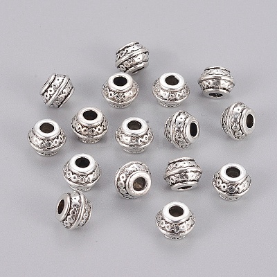 Tibetan Style Alloy Spacer Beads X-LF0586Y-NF-1