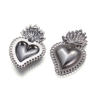 Alloy Pendants PALLOY-O094-01B-B-1