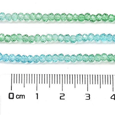 Transparent Painted Glass Beads Strands DGLA-A034-T2mm-A17-1