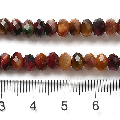 Natural Rainbow Tiger Eye Beads Strands G-NH0002-D03-02-1