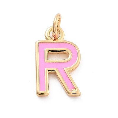 Rack Plating Brass Pendants KK-C065-02R-G-1