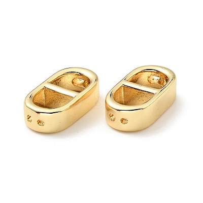 Brass Connector Charms KK-G416-07G-1