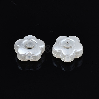 ABS Plastic Imitation Pearl Beads X1-OACR-N008-117-1