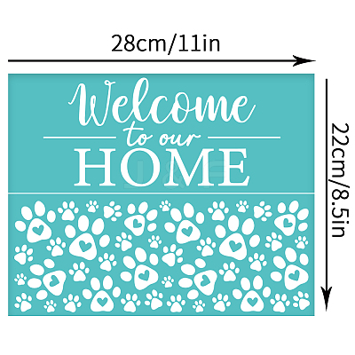 Self-Adhesive Silk Screen Printing Stencil DIY-WH0338-309-1