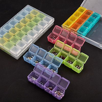 Plastic Bead Containers CON-SZ0001-27-1