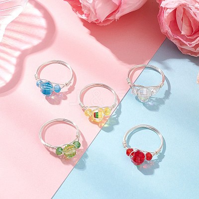 Glass Finger Rings RJEW-JR00925-02-1
