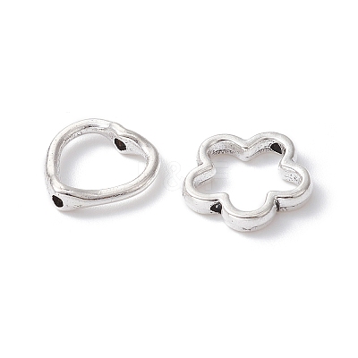 60Pcs 6 Style Alloy Bead Frame FIND-FS0001-73-1