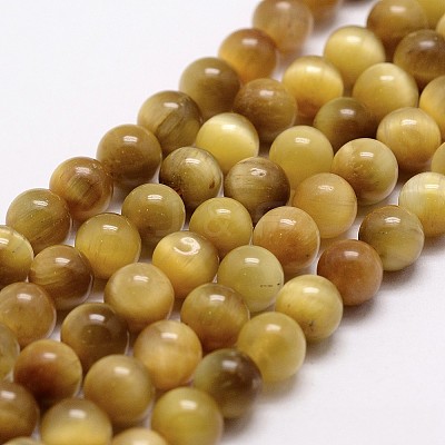 Natural Tiger Eye Bead Strands LS-G-D840-54-8mm-03-1