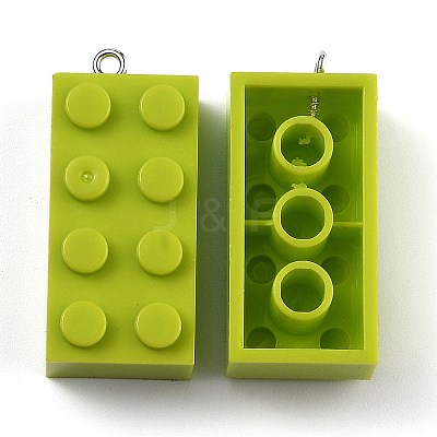 Opaque Acrylic Pendants LS-MACR-B0001-02B-1