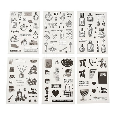 Black and White Series Picture Stickers LS-STIC-Q005-03C-1