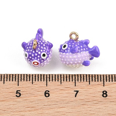 Alloy Enamel Pendants AL-CBA8C77-03G-03-1