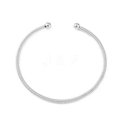 304 Stainless Steel Elasticity Necklaces for Women NJEW-S433-02P-1