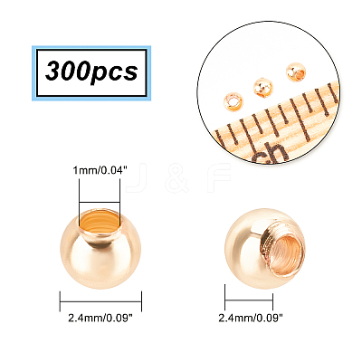 Brass Beads KK-PH0004-24A-1