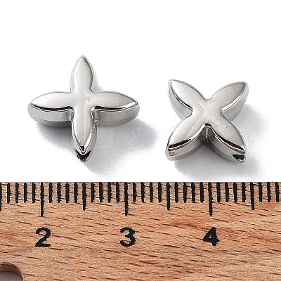 Rack Plating Alloy Beads PALLOY-Q458-24P-1