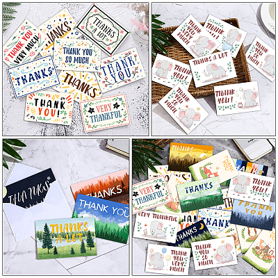 Thank You Theme Cards and Paper Envelopes DIY-SD0001-01A-1