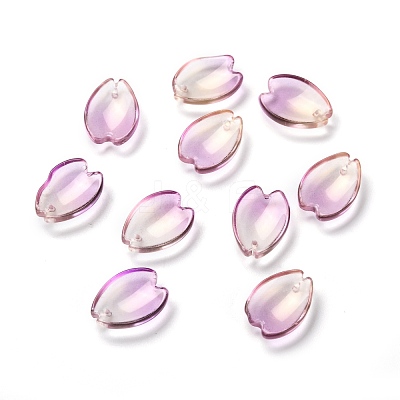 Transparent Glass Pendants GLAA-B003-03-1