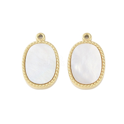 Natural Shell Pendants STAS-P366-25E-G-1