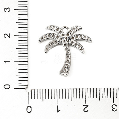 Brass Micro Pave Cubic Zirconia Pendants KK-G534-01A-P-1