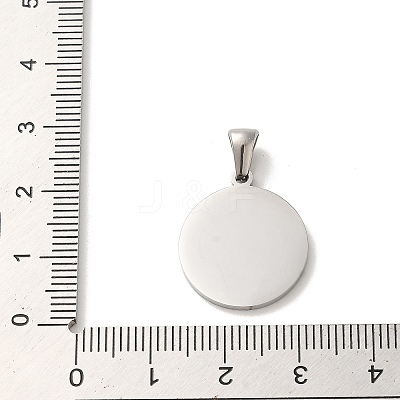 304 Stainless Steel Pendants STAS-I204-D-P-1