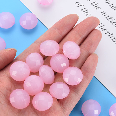 Imitation Jelly Acrylic Beads MACR-S373-94-E10-1