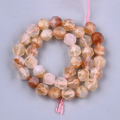 Natural Agate Beads Strands G-T121-08B-1