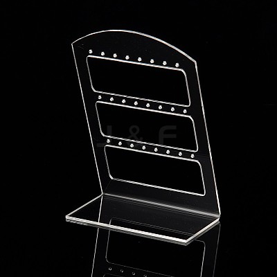 Organic Glass Earring Display Racks LS-EDIS-N001-02B-1