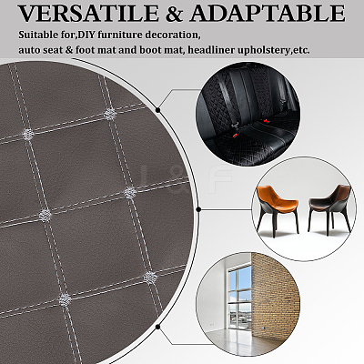 PVC Leather with Foam Fabric DIY-WH0671-391B-1