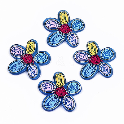 Transparent Acrylic Pendants KY-T022-32-1