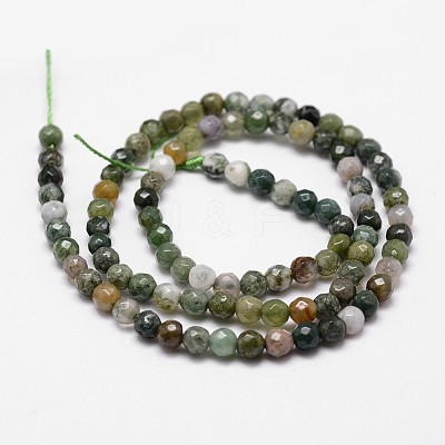 Natural Indian Agate Beads Strands G-G736-31-4mm-1