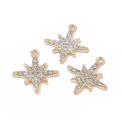 Alloy Crystal Rhinestone Pendants FIND-C019-29KCG-1