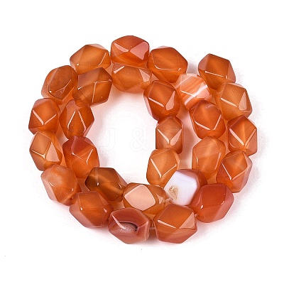 Natural Red Agate Beads Strands GG-N361-06A-02-1