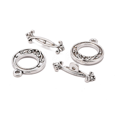 Tibetan Style Alloy Toggle Clasps LS-LF1081Y-NF-1